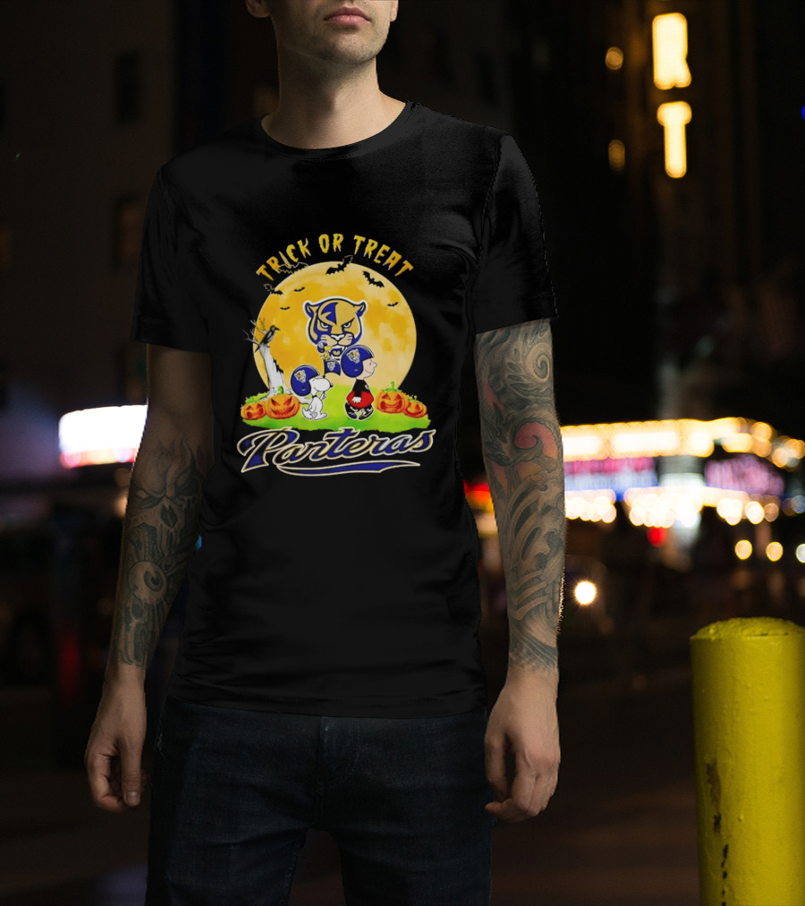 Florida International Panthers X Charlie Brown And Snoopy Trick Or Treat Halloween T-Shirt