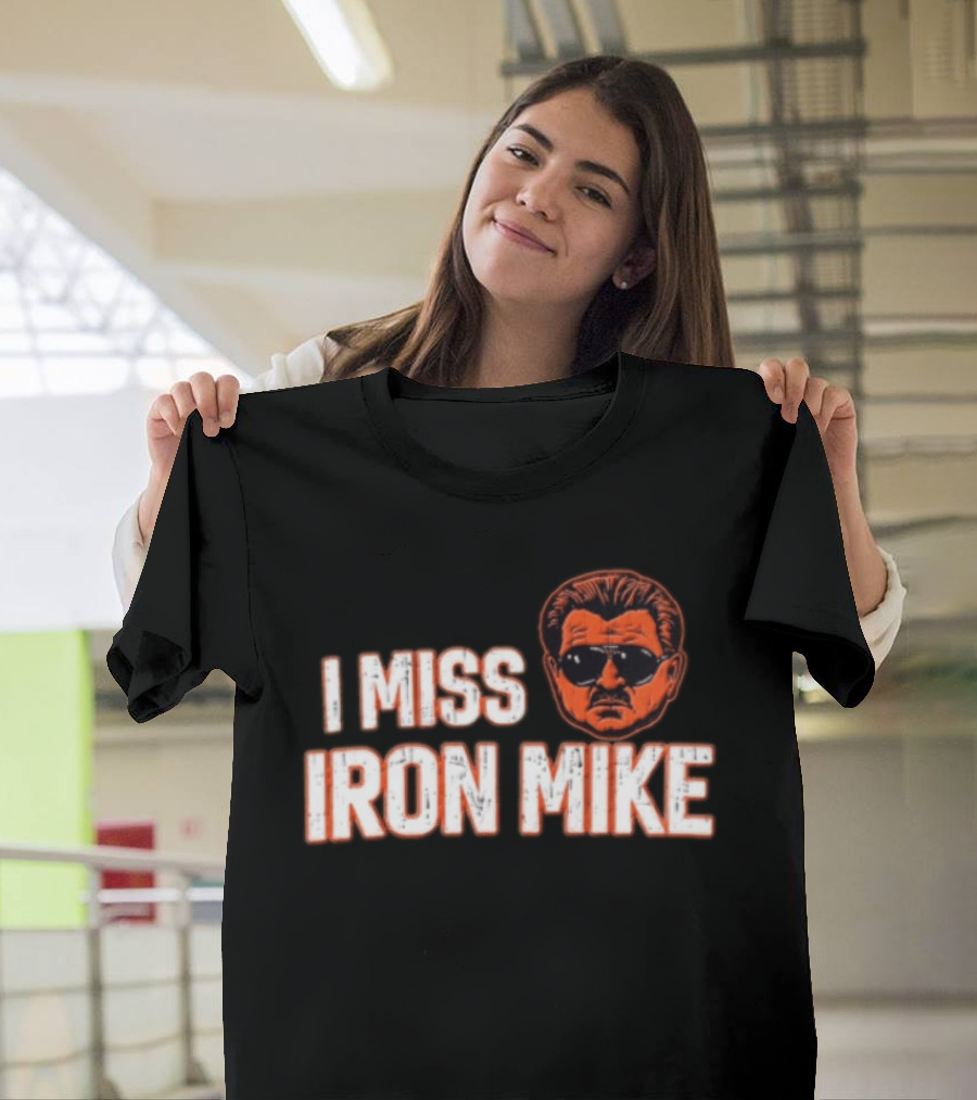 I Miss Iron Mike Ditka Chicago Bears Big Head T-Shirt