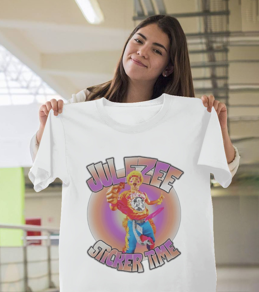 Julezee Sticker Time Colorful T-Shirt