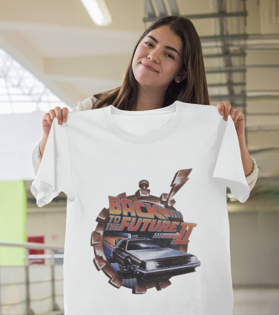 Back To The Future Part II Delorean Iconic Movie Time Travel Adventure T-Shirt