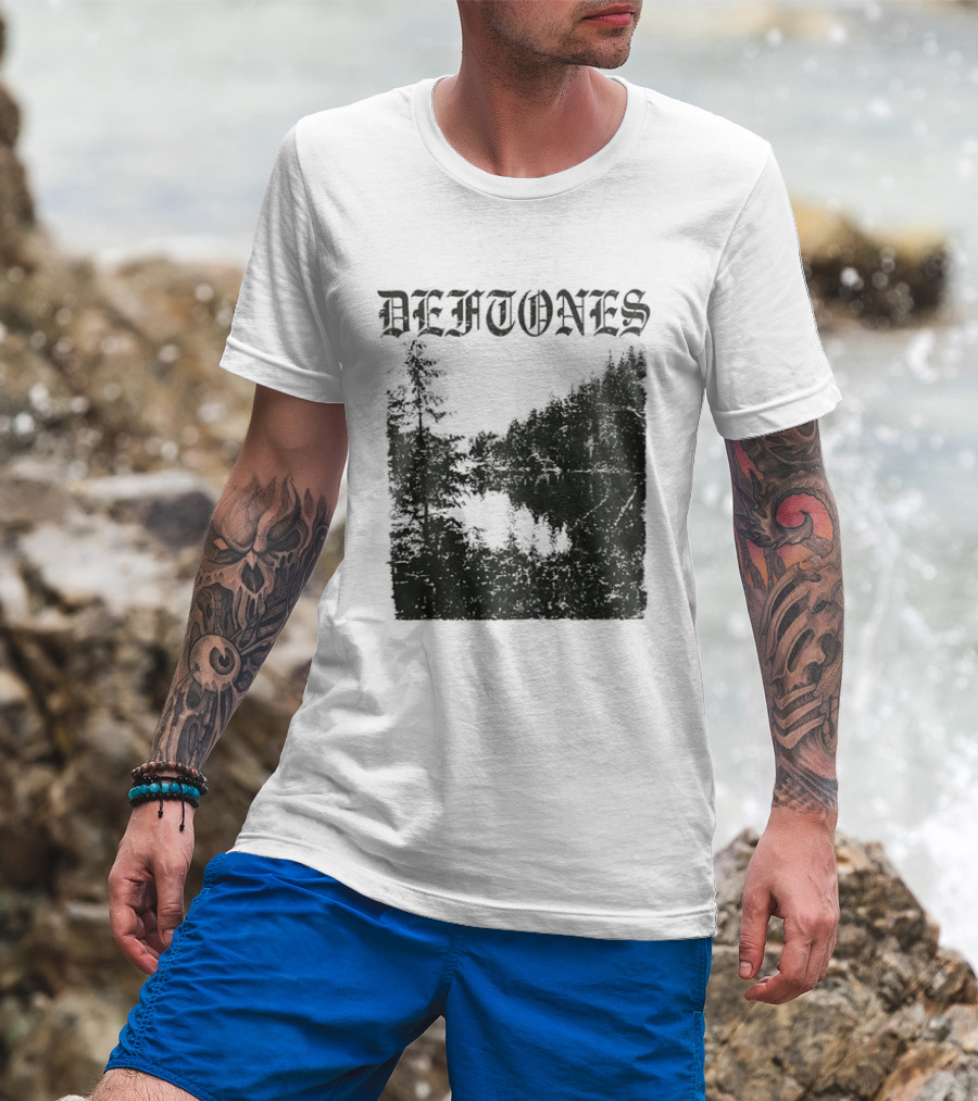 DEFTONES Forest Lake Landscape Alternative Metal T-Shirt