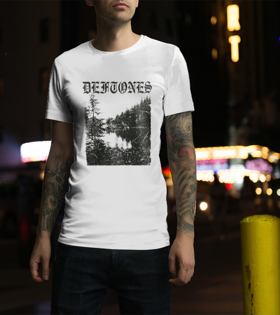 DEFTONES Forest Lake Landscape Alternative Metal T-Shirt