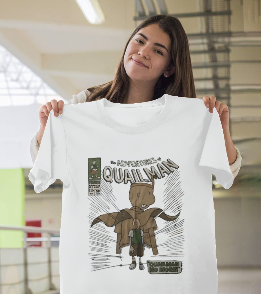 Adventures Of Quailman Quailman No More Comic Issue 12 Group 50 T-Shirt