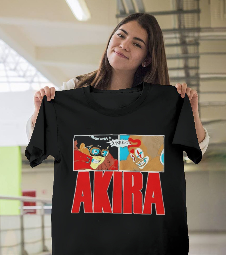 Akira Anime Manga Kaneda Joker Panels Japanese T-Shirt