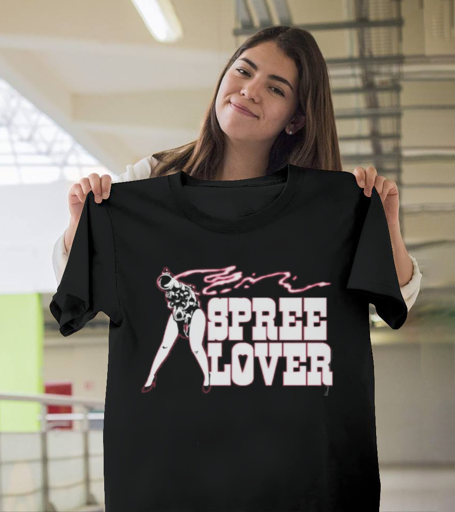Spree Lover Bootleg Gun Girl Streetwear Vintage Aesthetic T-Shirt
