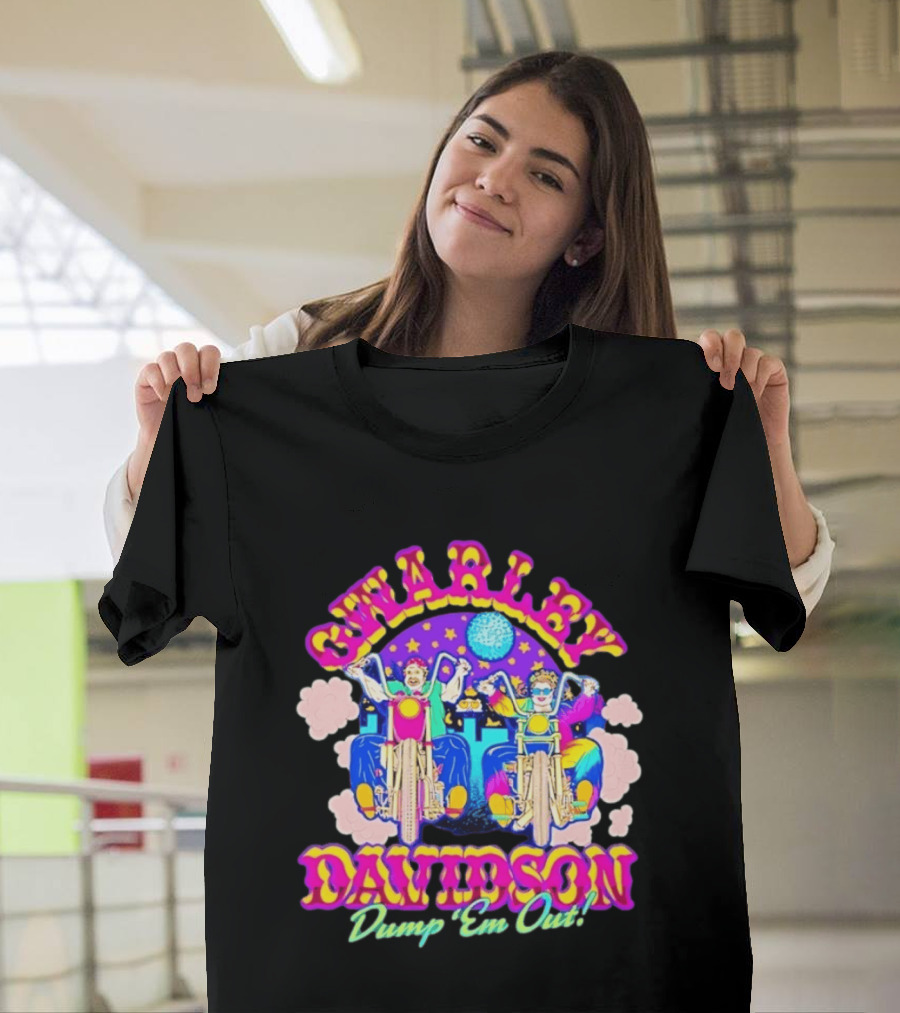Swarley Davidson How I Met Your Mother Dump 'Em Out Retro Biker T-Shirt