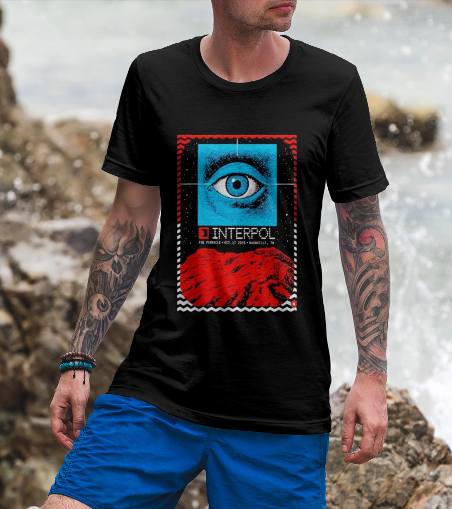 Interpol Eyeball Event Nashville The Pinnacle October 17 2026 T-Shirt