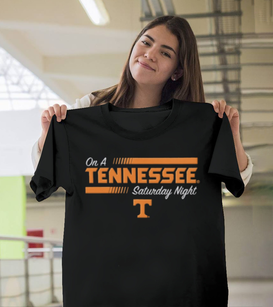 Tennessee Volunteers NCAA On A Tennessee Saturday Night T-Shirt