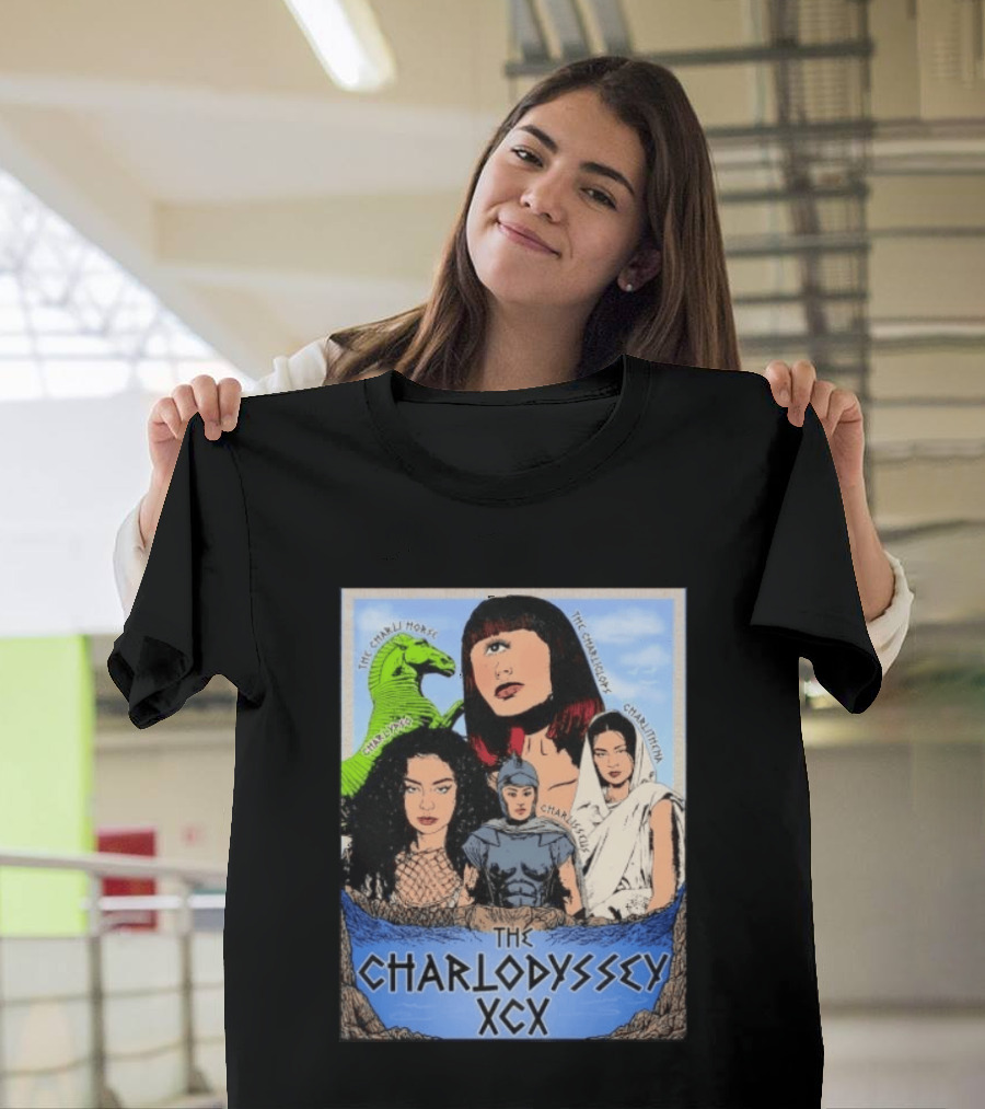The Charlodyssey XCX Charli Horse Charliclops Charlypso Charlithena Charlisseus Vintage Comic T-Shirt