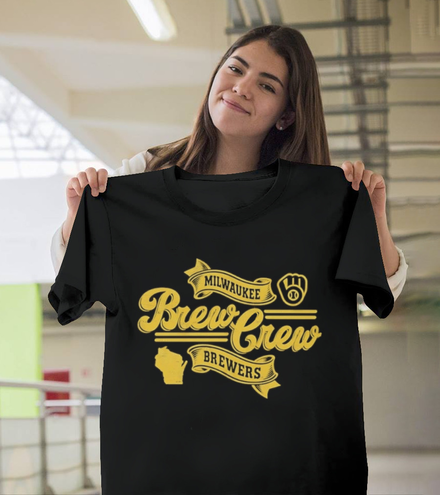 Milwaukee Brew Crew Brewers Baseball Wisconsin MLB T-Shirt