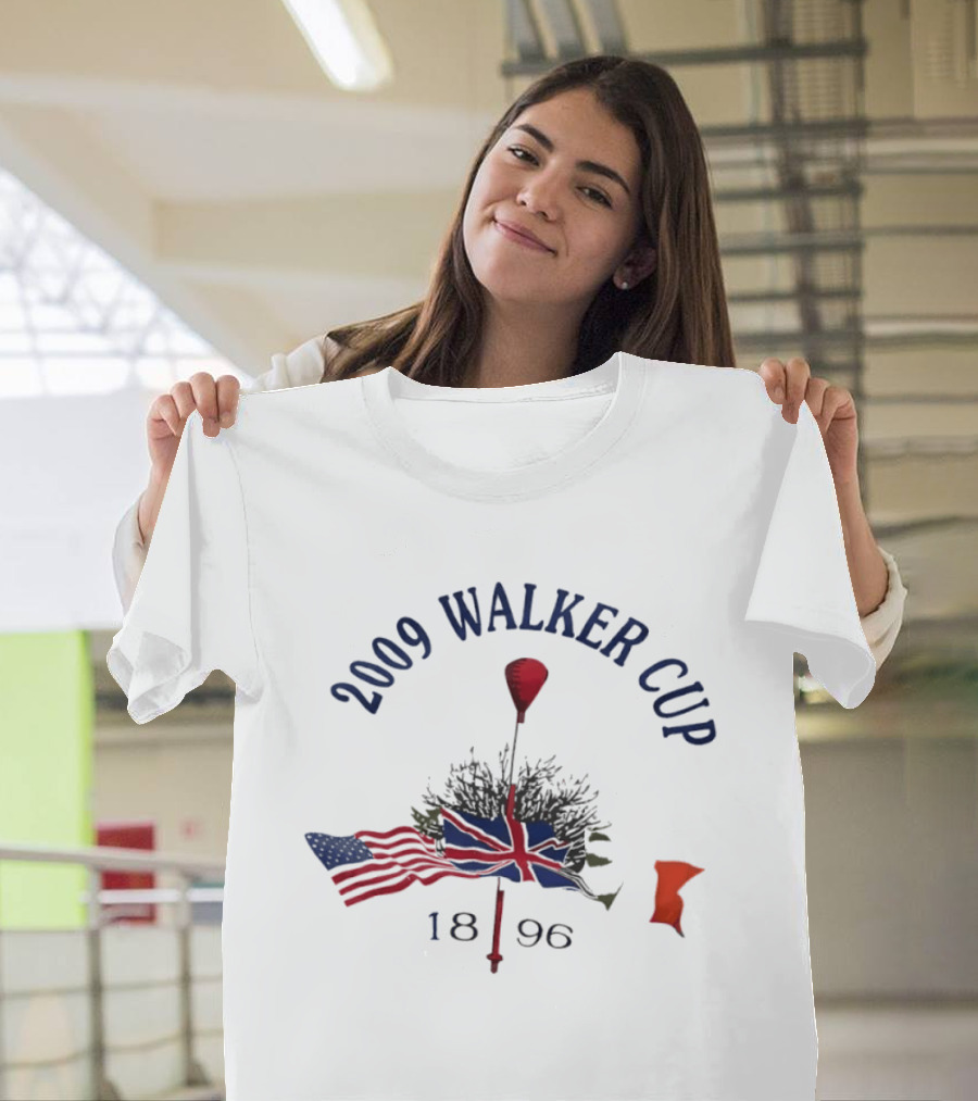 2009 Walker Cup 1896 American And British Golf Flags T-Shirt