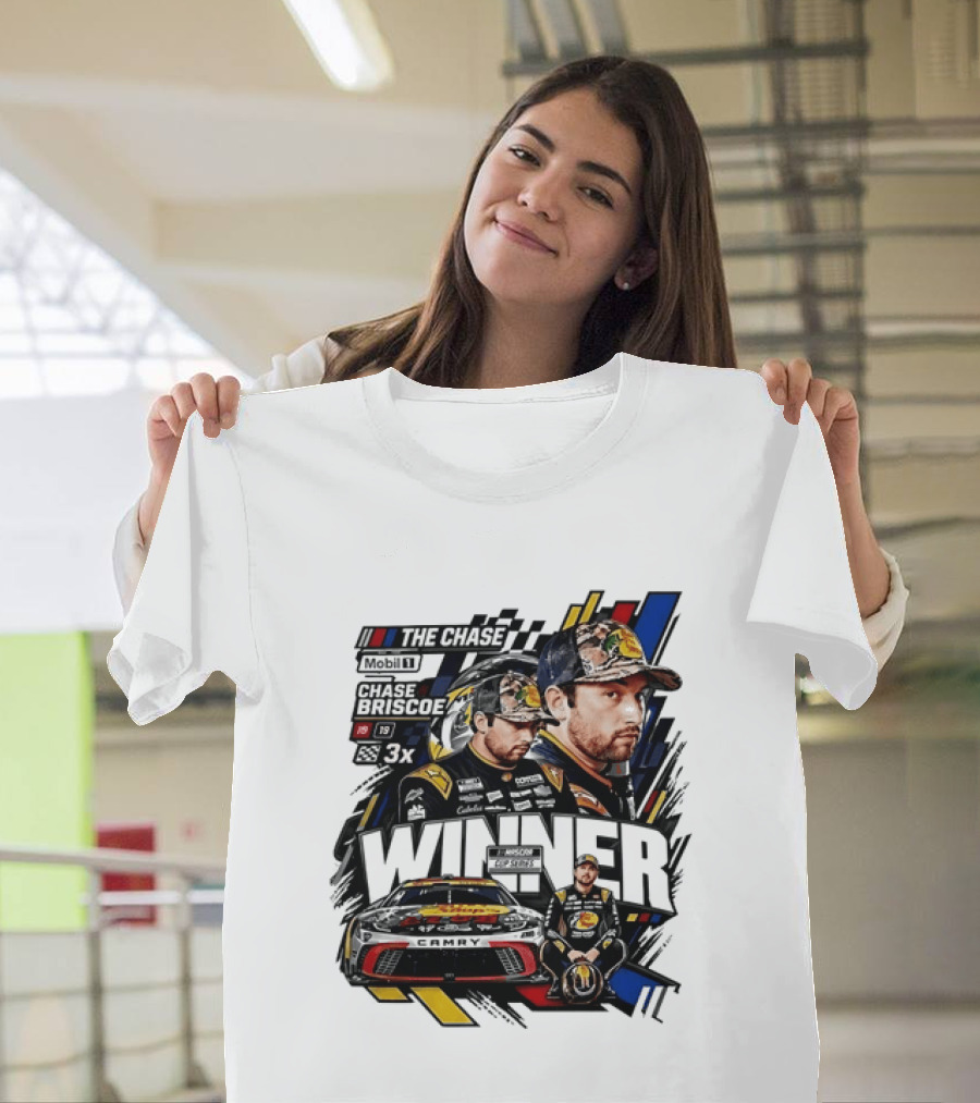Chase Briscoe Winner 3x NASCAR Cup Series The Chase T-Shirt
