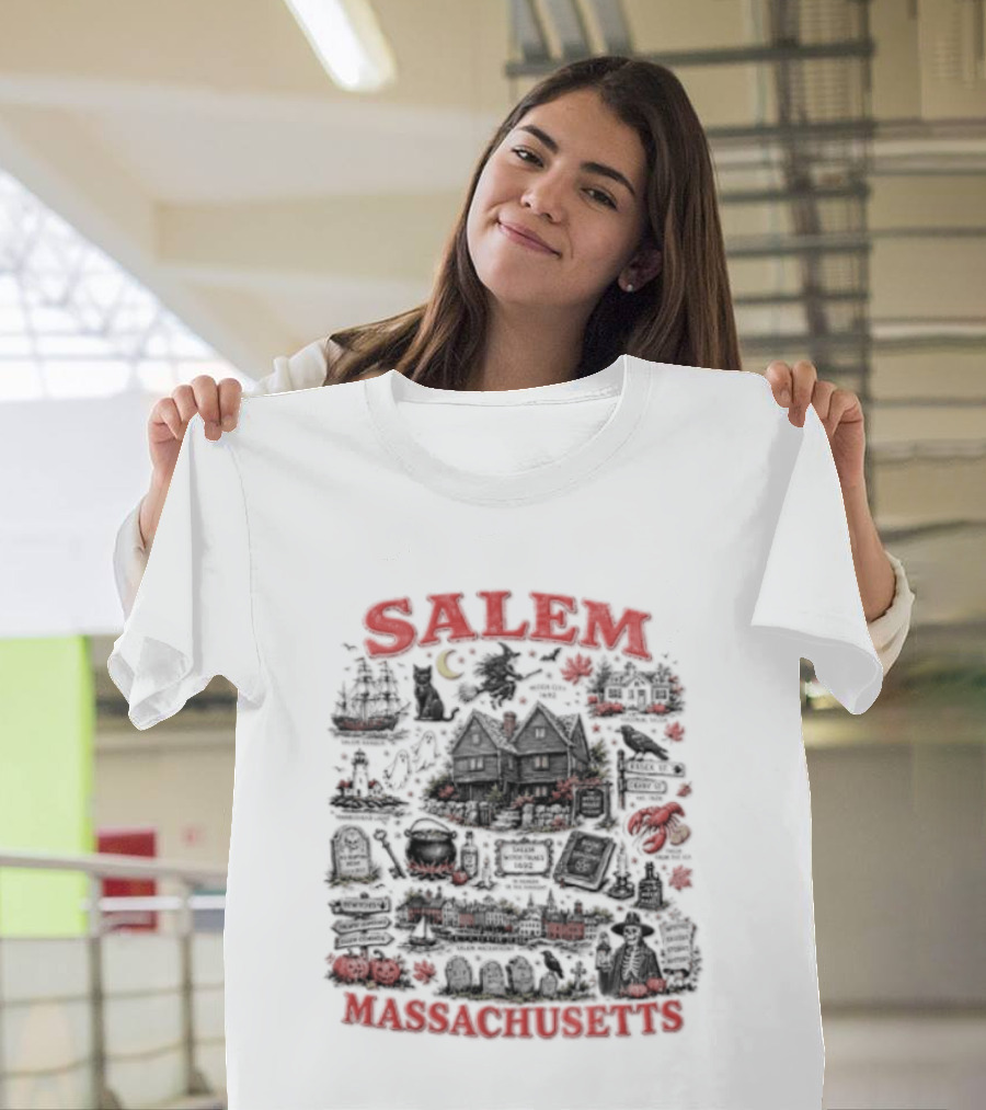 Salem Witch City 1692 Massachusetts Witch Trials In Memory Of The Innocent Witches T-Shirt