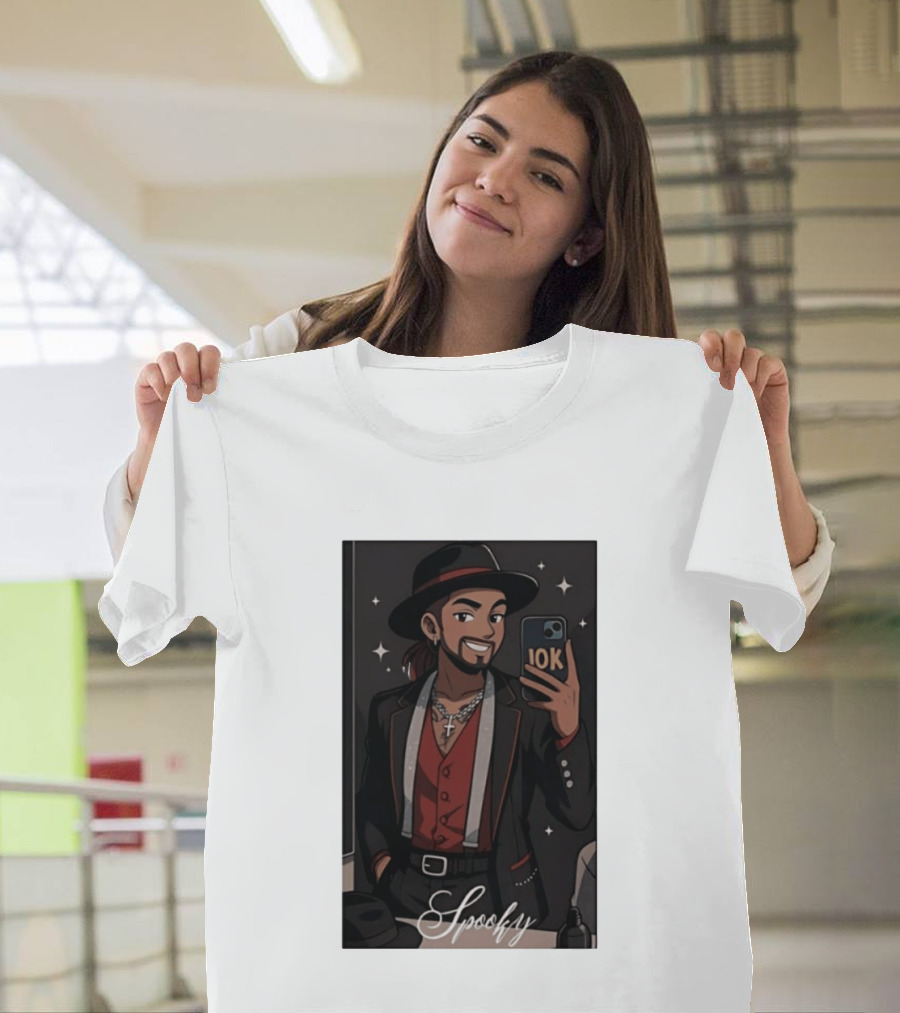 Spooky 10K Selfie Mirror Anime T-Shirt