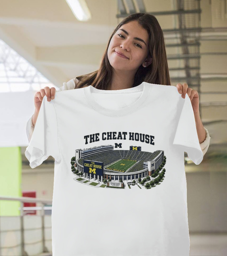 The Cheat House Michigan Wolverines Stadium M T-Shirt