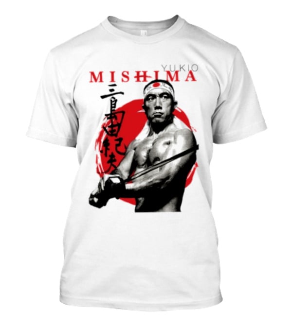 Yukio Mishima Samurai Warrior Japanese Calligraphy T-Shirt
