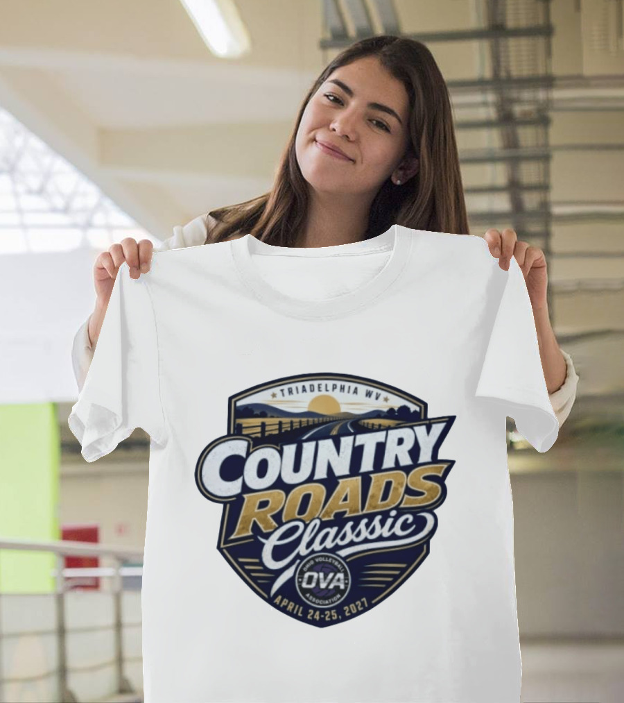 7th Annual OVA Country Roads Classic 2027 Triadelphia WV April 24 25 T-Shirt