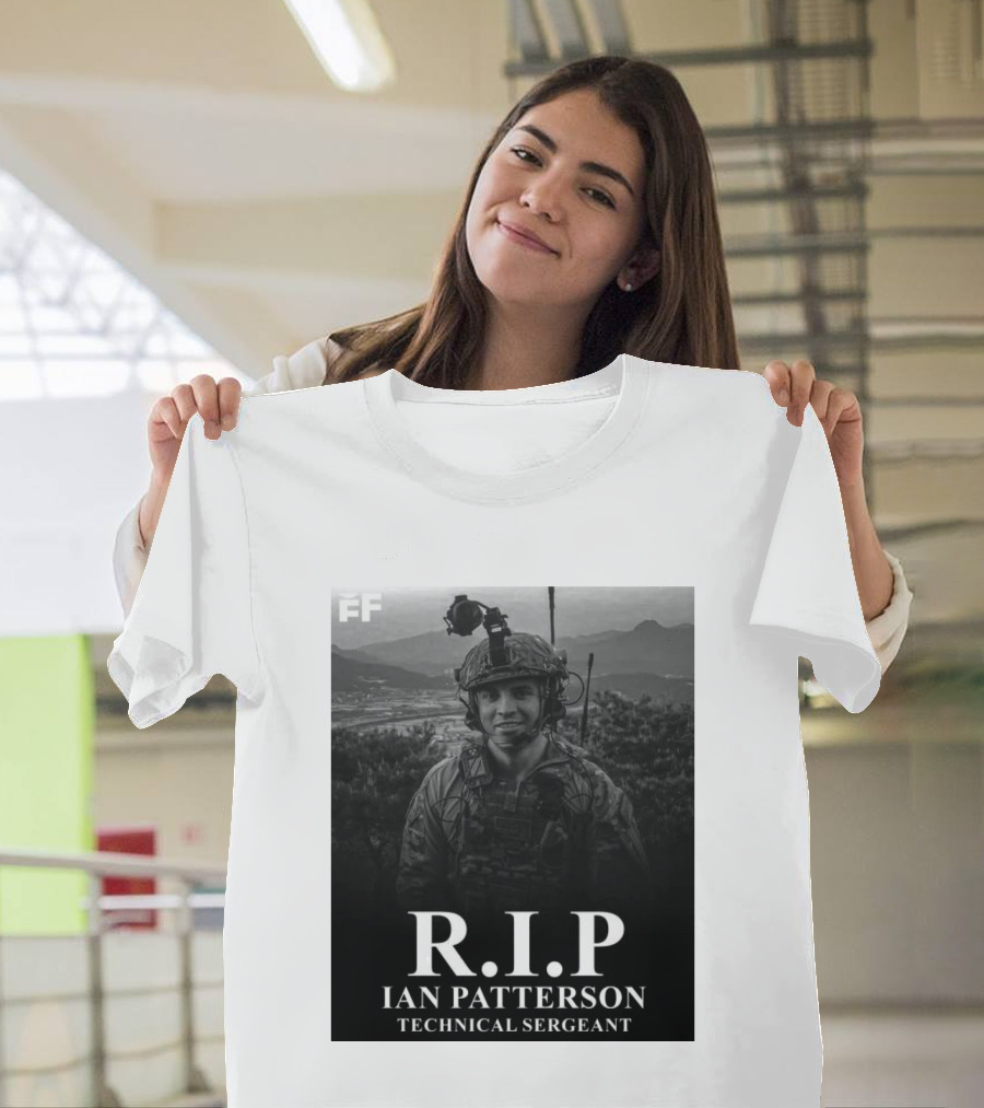 RIP Ian Patterson Technical Sergeant Tribute With Military T-Shirt