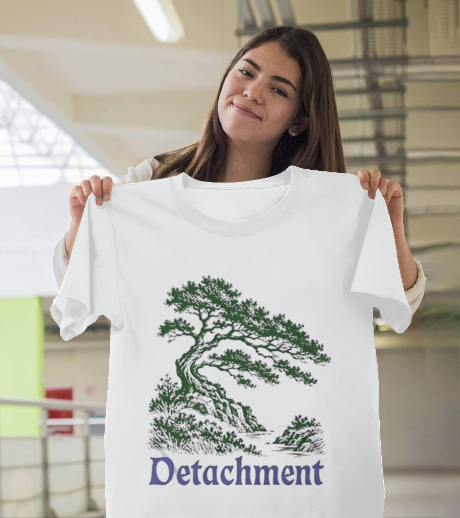 Detachment Bonsai Tree Zen Mindfulness T-Shirt