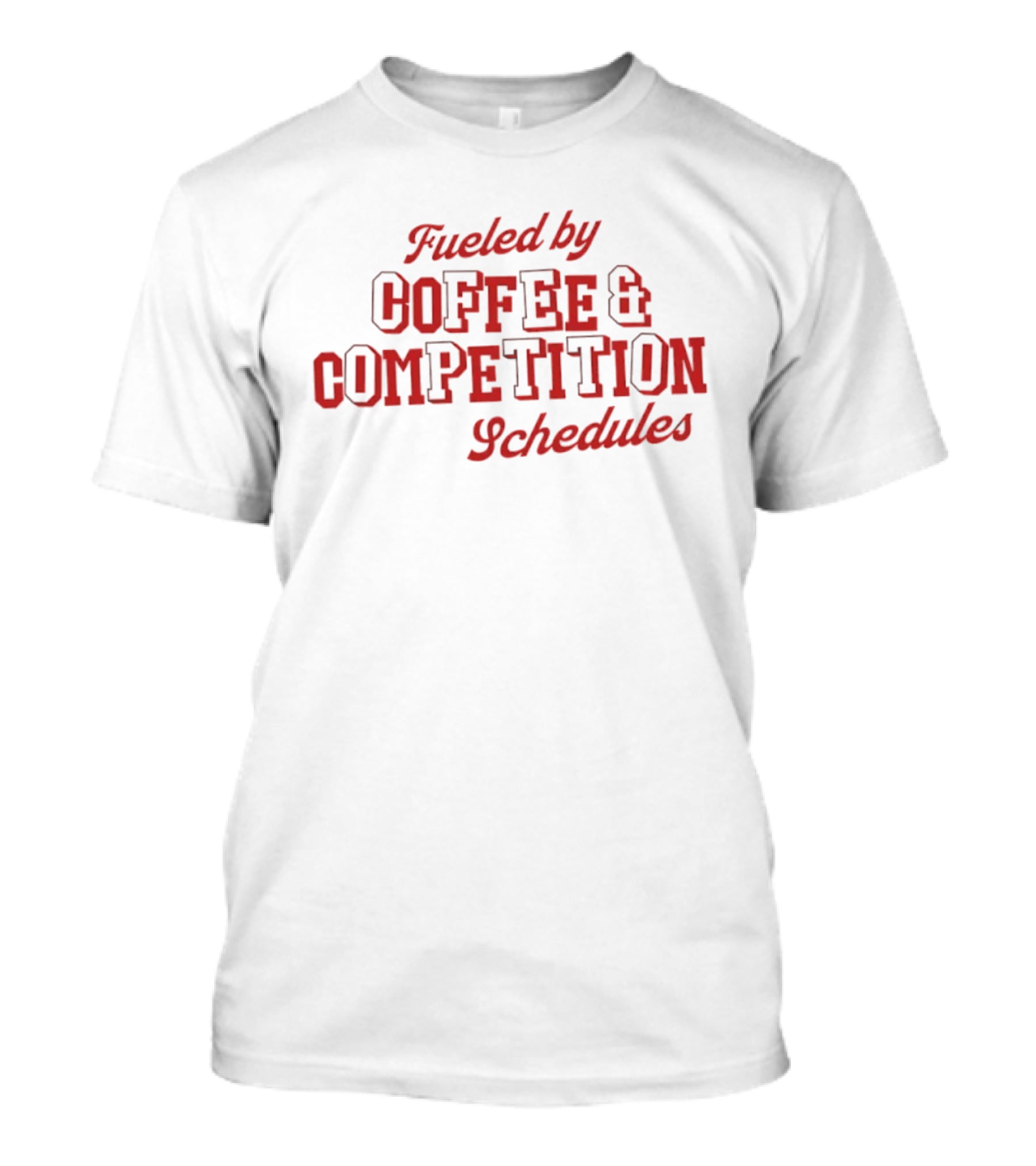 Fueled By Coffee And Competition Schedules US Figure Skating T-Shirt