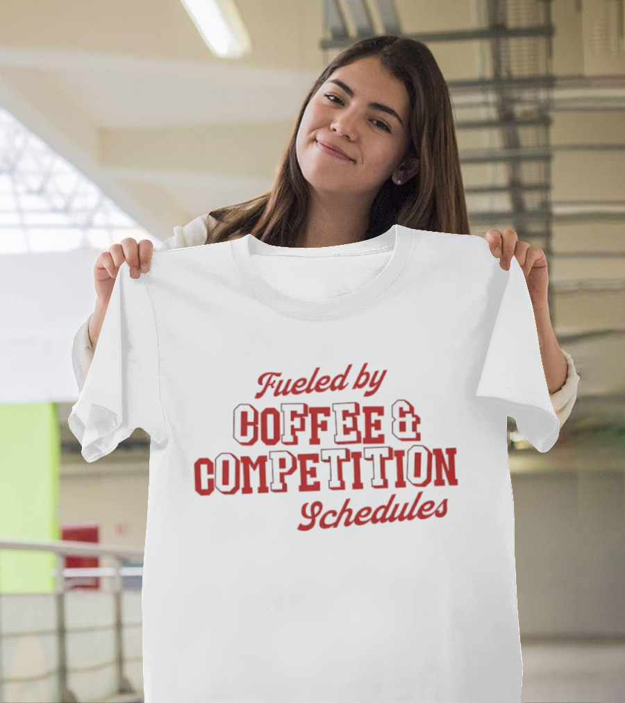 Fueled By Coffee And Competition Schedules US Figure Skating T-Shirt