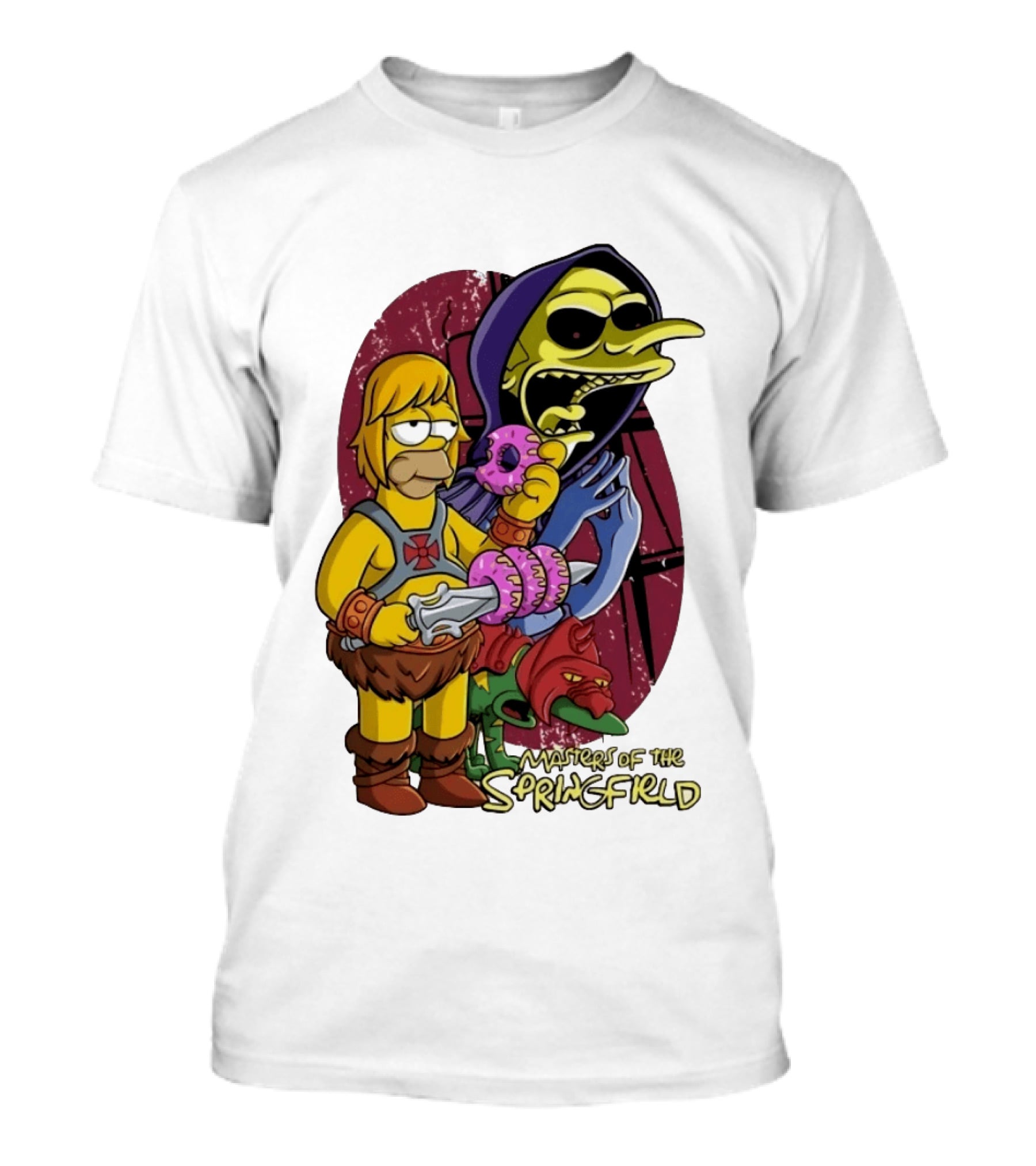 Masters Of The Springfield Homer Simps Skeletor Mashup T-Shirt
