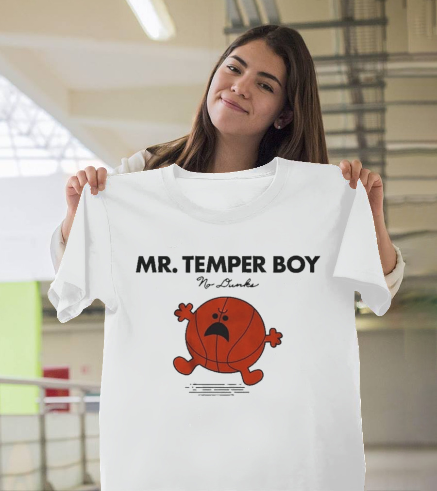 Mr. Temper Boy No Dunks Klay Thompson Essential Basketball T-Shirt
