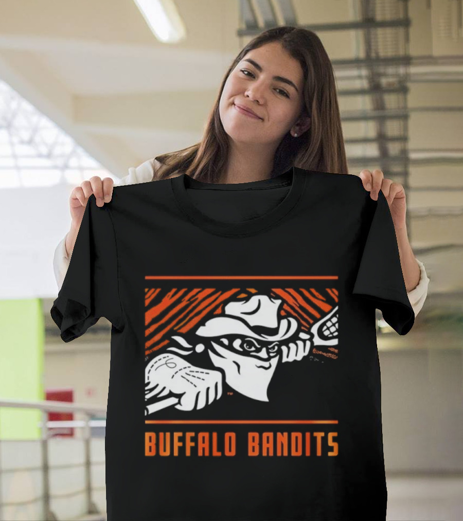 Buffalo Bandits Lacrosse NLL Banditland Cowboy T-Shirt