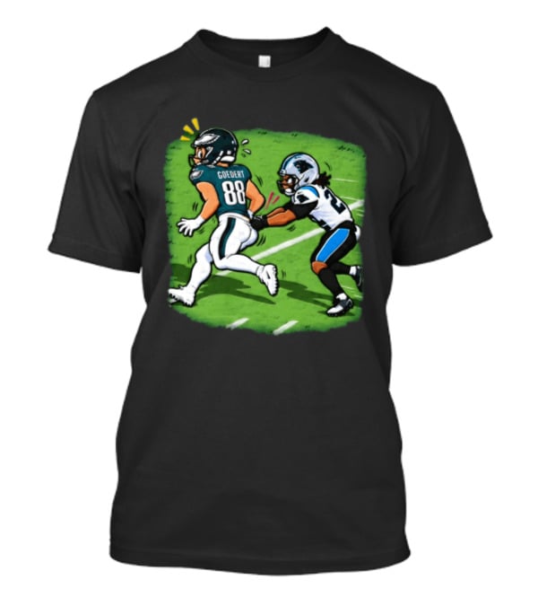 Dallas Goedert Humorous Booty Grab Football Moment T-Shirt
