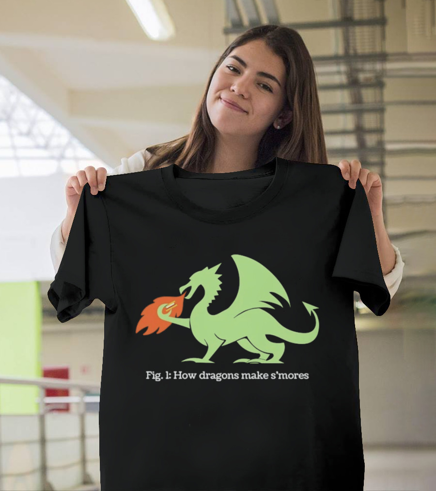 How Dragons Make S'mores Fig 1 Dragon T-Shirt