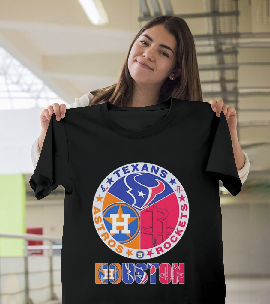 Houston Texans Astros And Rockets Team T-Shirt