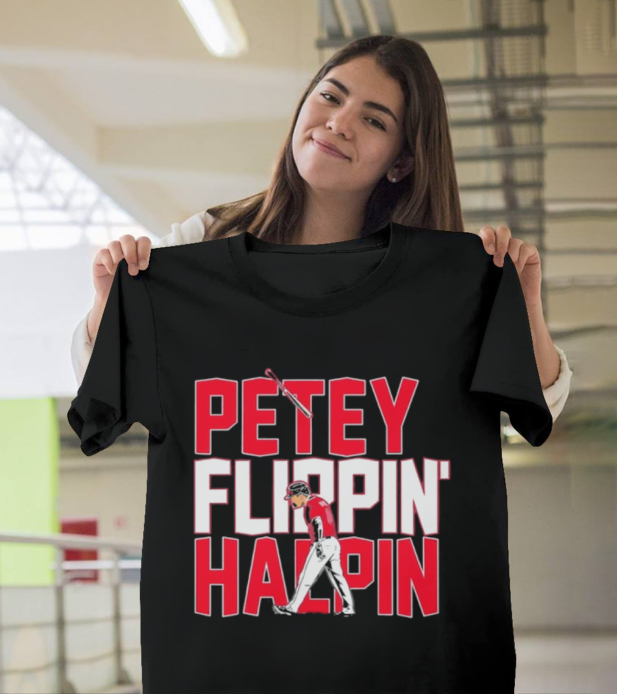 Petey Flippin' Hapin Ian Happ Chicago Cubs Baseball Fan Merchandise T-Shirt