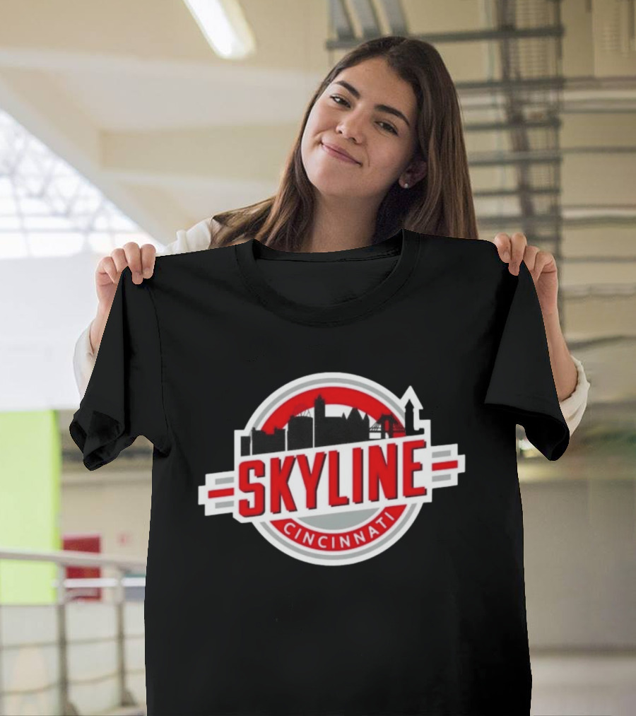 Cincinnati Skyline Cityscape Ohio T-Shirt