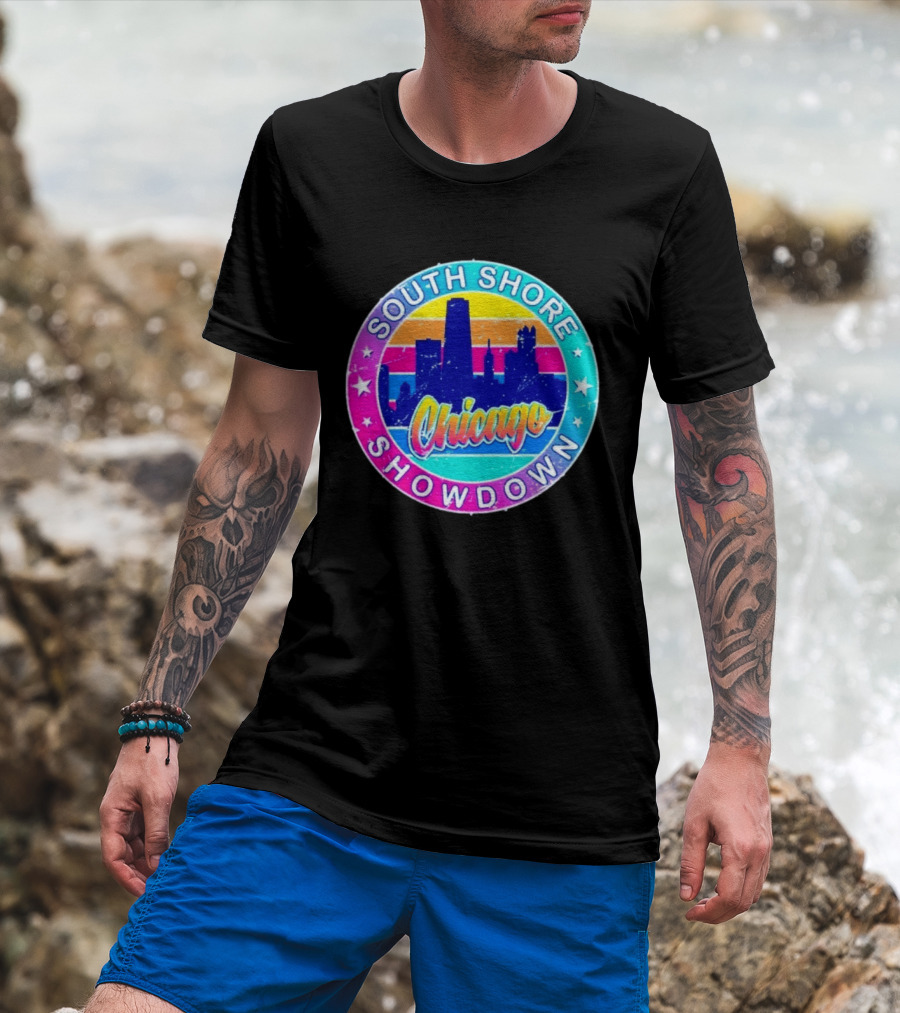 South Shore Showdown Chicago Skyline T-Shirt