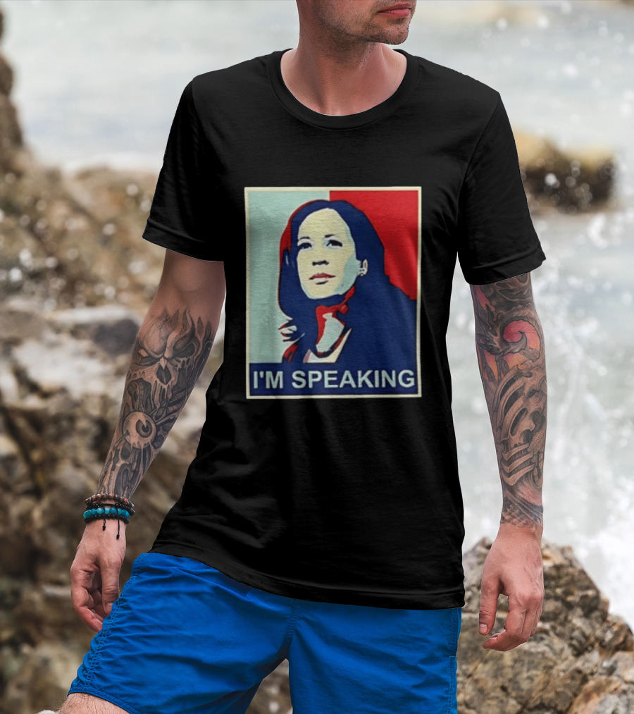 Kamala Harris I'm Speaking Retro Pop T-Shirt