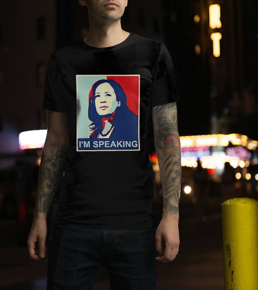 Kamala Harris I'm Speaking Retro Pop T-Shirt