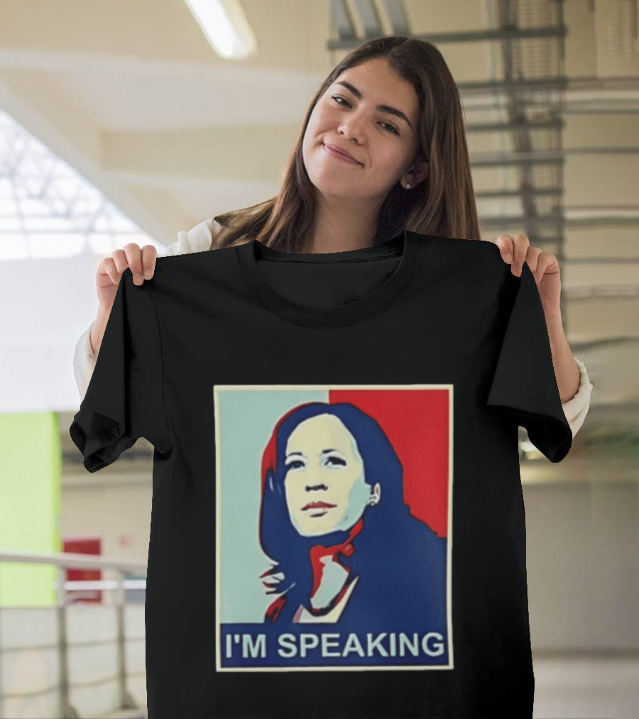 Kamala Harris I'm Speaking Retro Pop T-Shirt