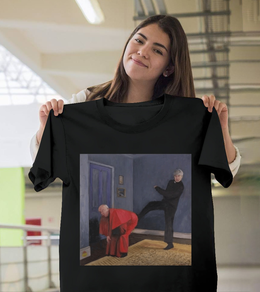 Surrealist Painting Absurdist Humor Bizarre Room Scene T-Shirt