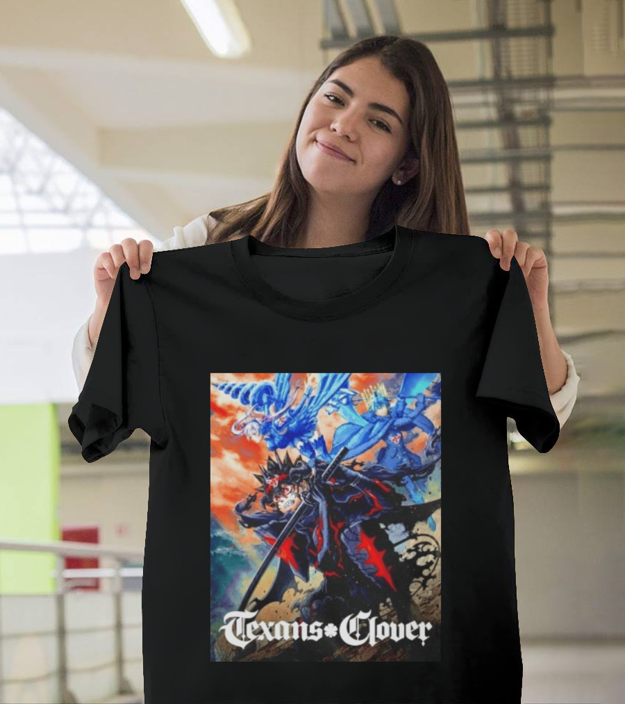 Texans Clover Asta Yuno Noelle Silva Anime T-Shirt