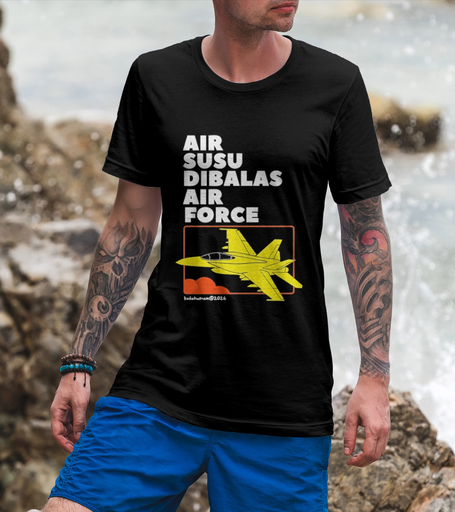 Air Susu Dibalas Air Force Fighter Jet Indonesian Pun T-Shirt