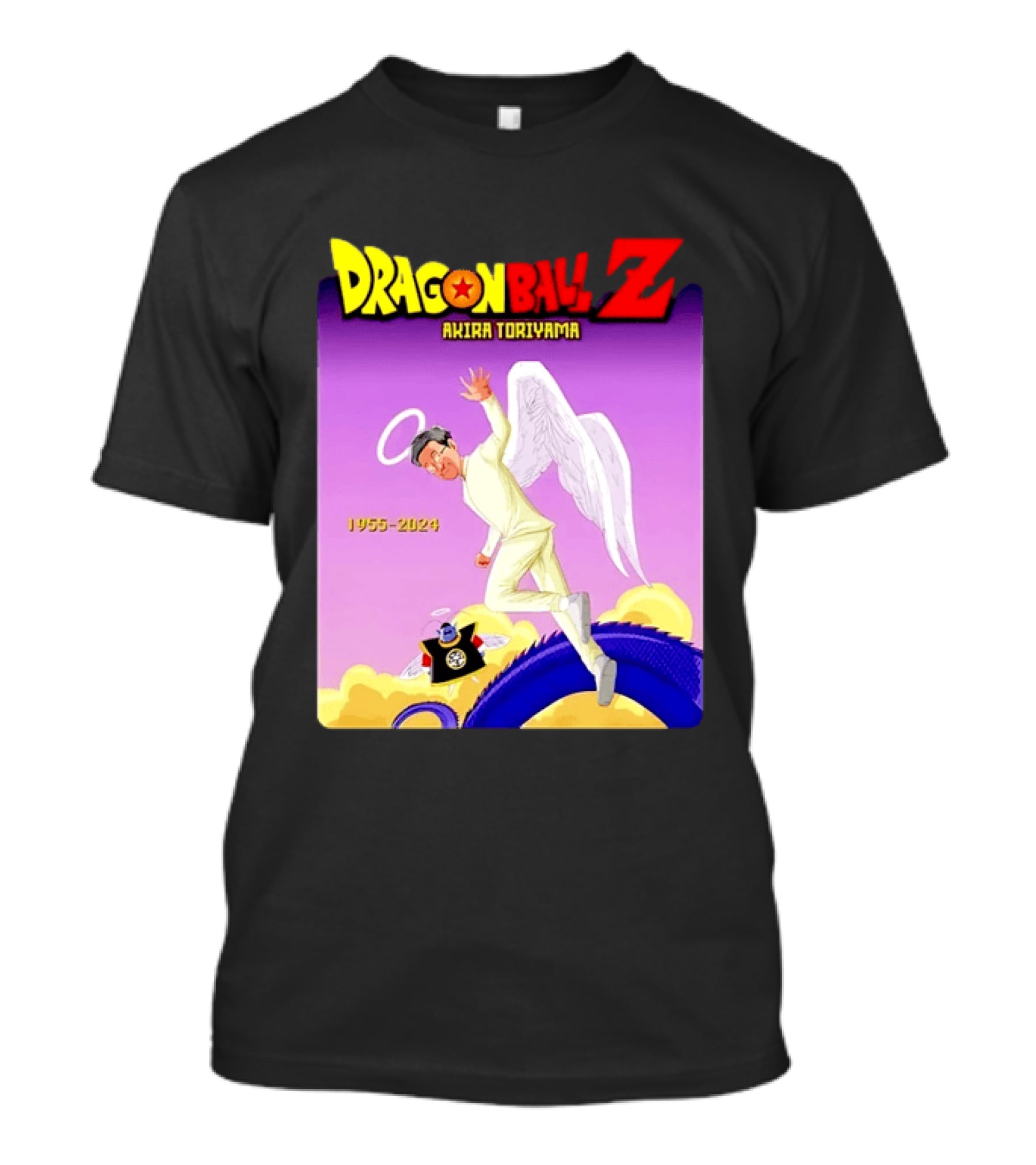 Dragon Ball Z Akira Toriyama 1955 2024 Angel T-Shirt