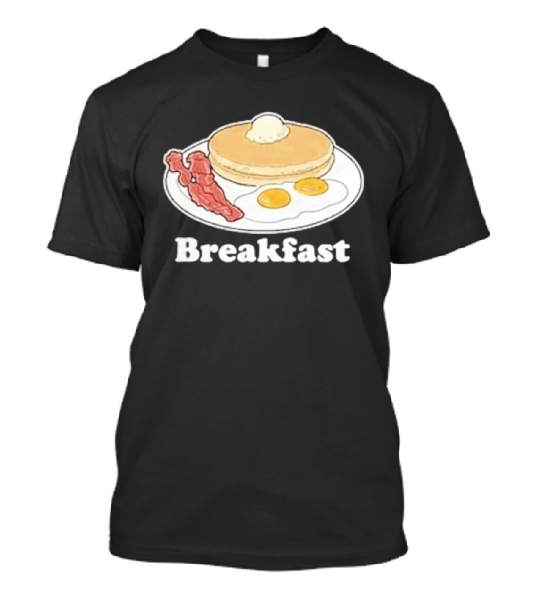 Breakfast Pancakes Eggs And Bacon Plate T-Shirt