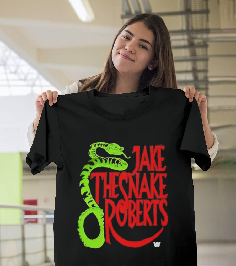 Jake The Snake Roberts WWE Retro 80s Neon T-Shirt