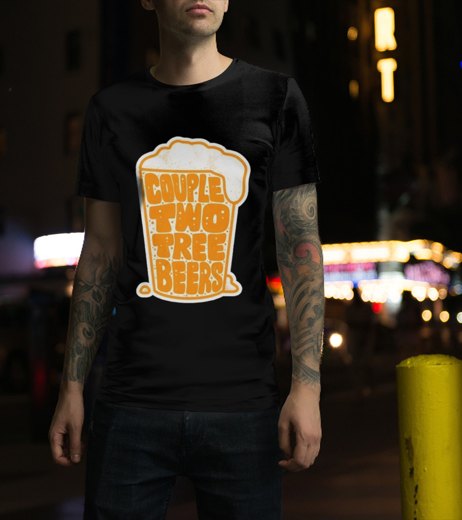 Couple Two Tree Beers Beer Drinking T-Shirt