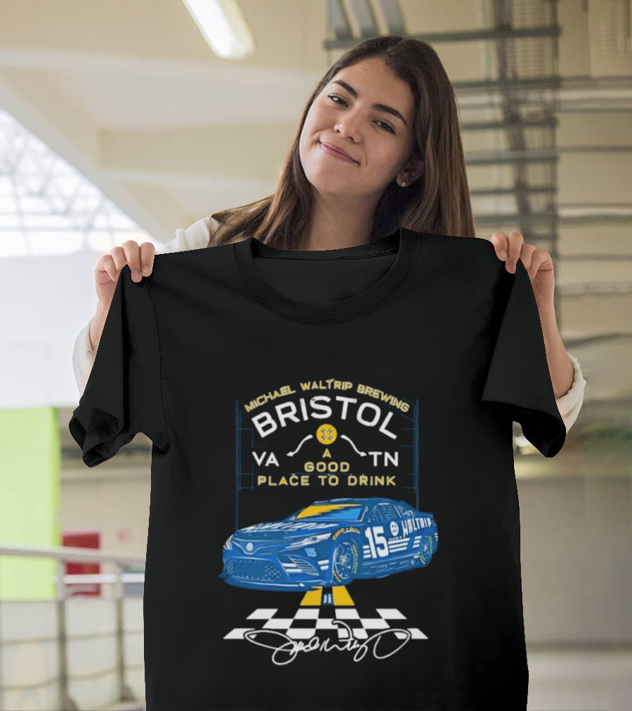Michael Waltrip Brewing Bristol Virginia Tennessee Racing T-Shirt