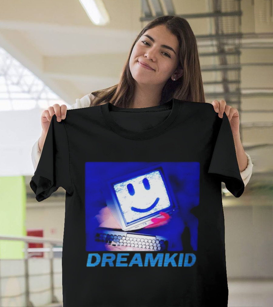 Dreamkid Smiley Face Computer Tech T-Shirt