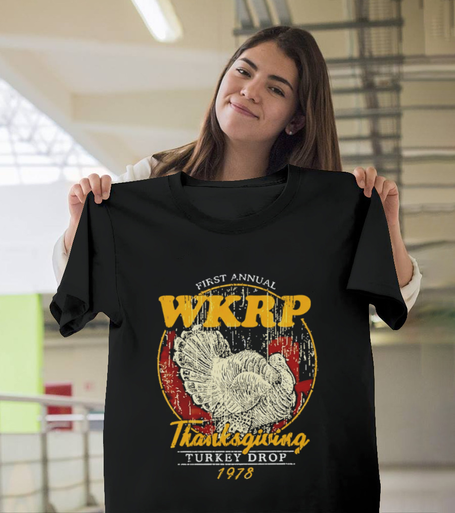 First Annual WKRP Thanksgiving Turkey Drop 1978 T-Shirt
