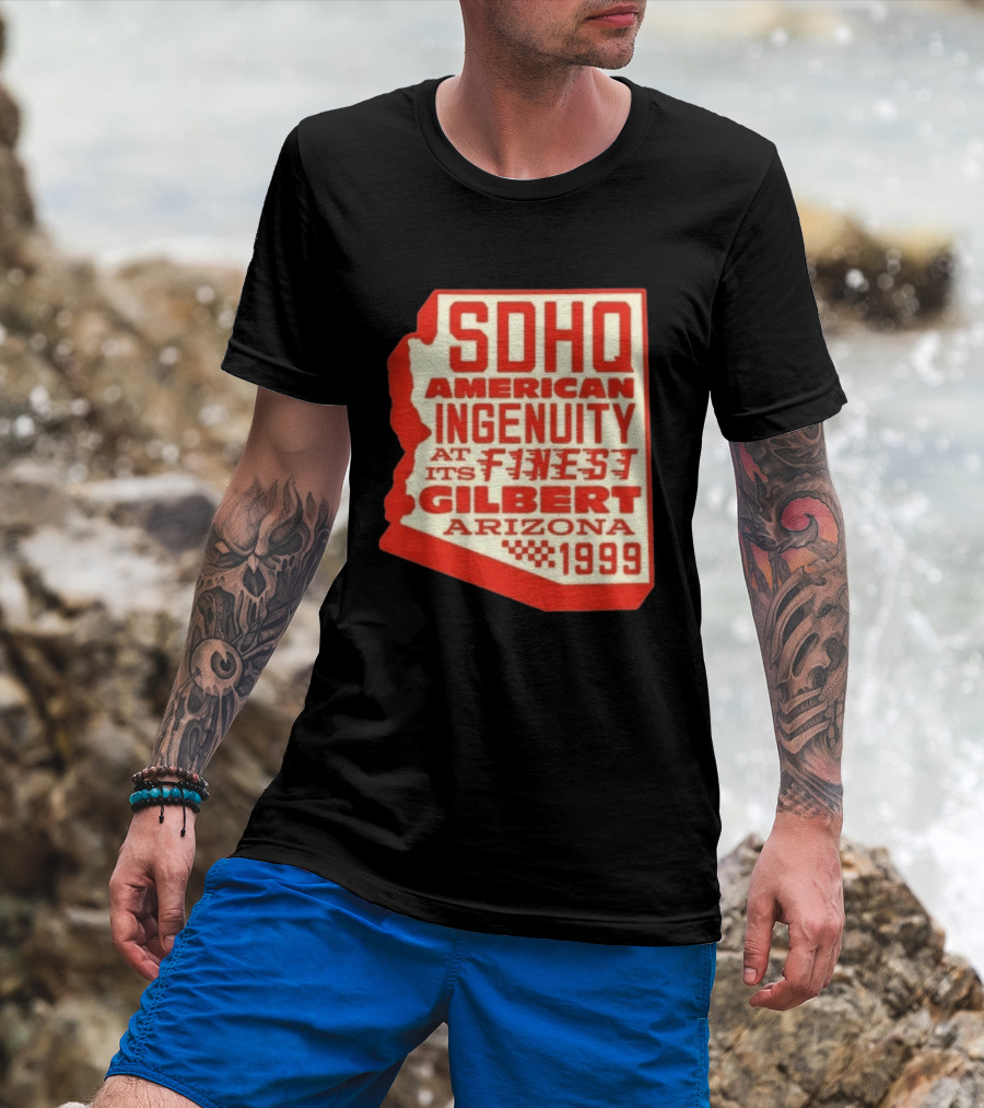 SDHQ American Ingenuity Gilbert Arizona 1999 Racing T-Shirt