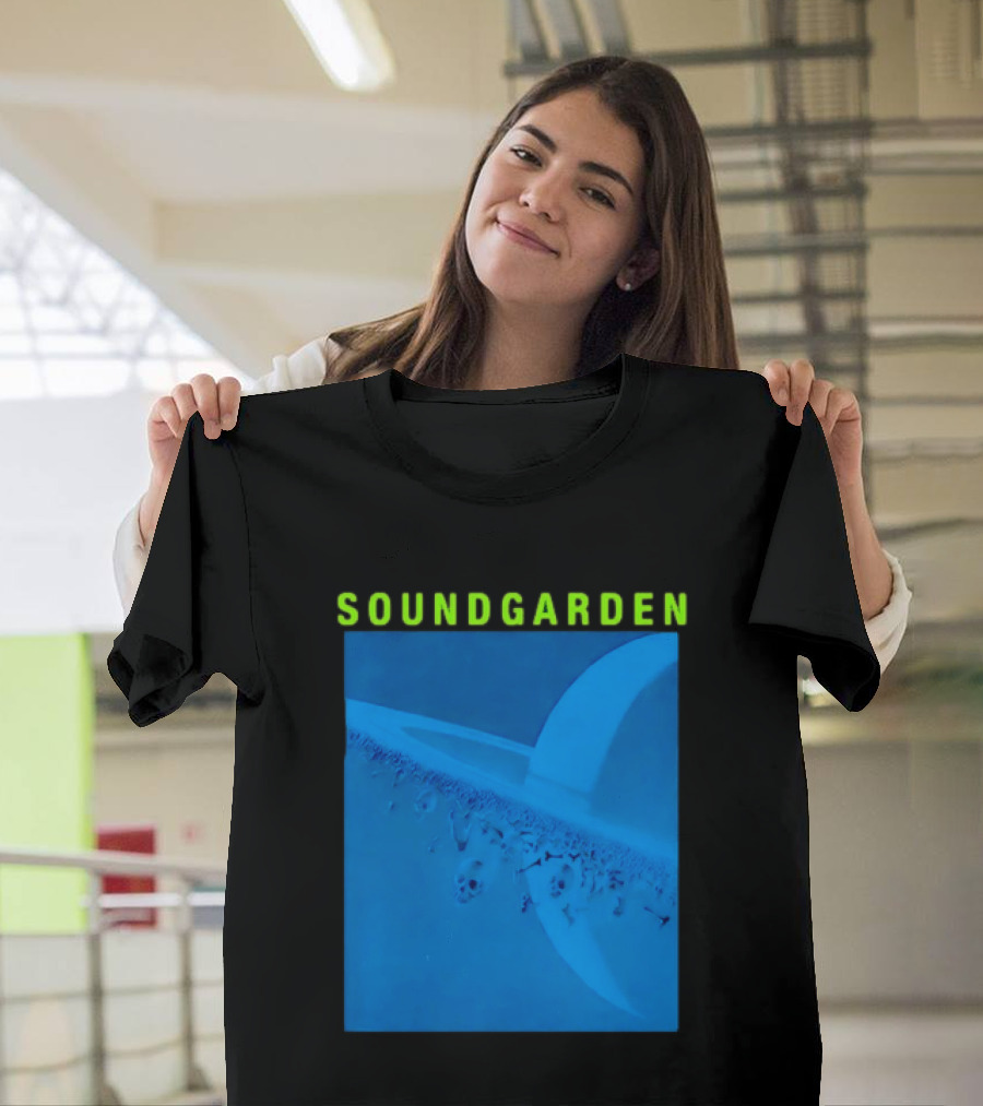 Soundgarden Superunknown Album Cover Art Blue Skull Scene T-Shirt