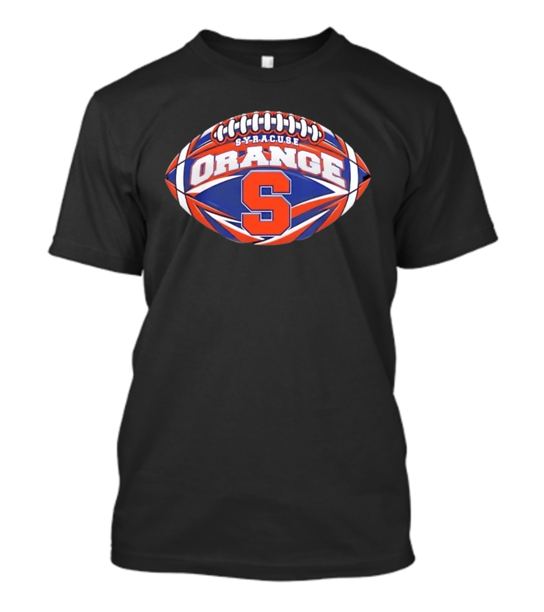 Syracuse Orange S Football NCAA Oval Shape T-Shirt